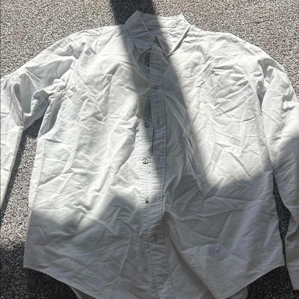 rag & bone Light Gray Long Sleeve Shirt